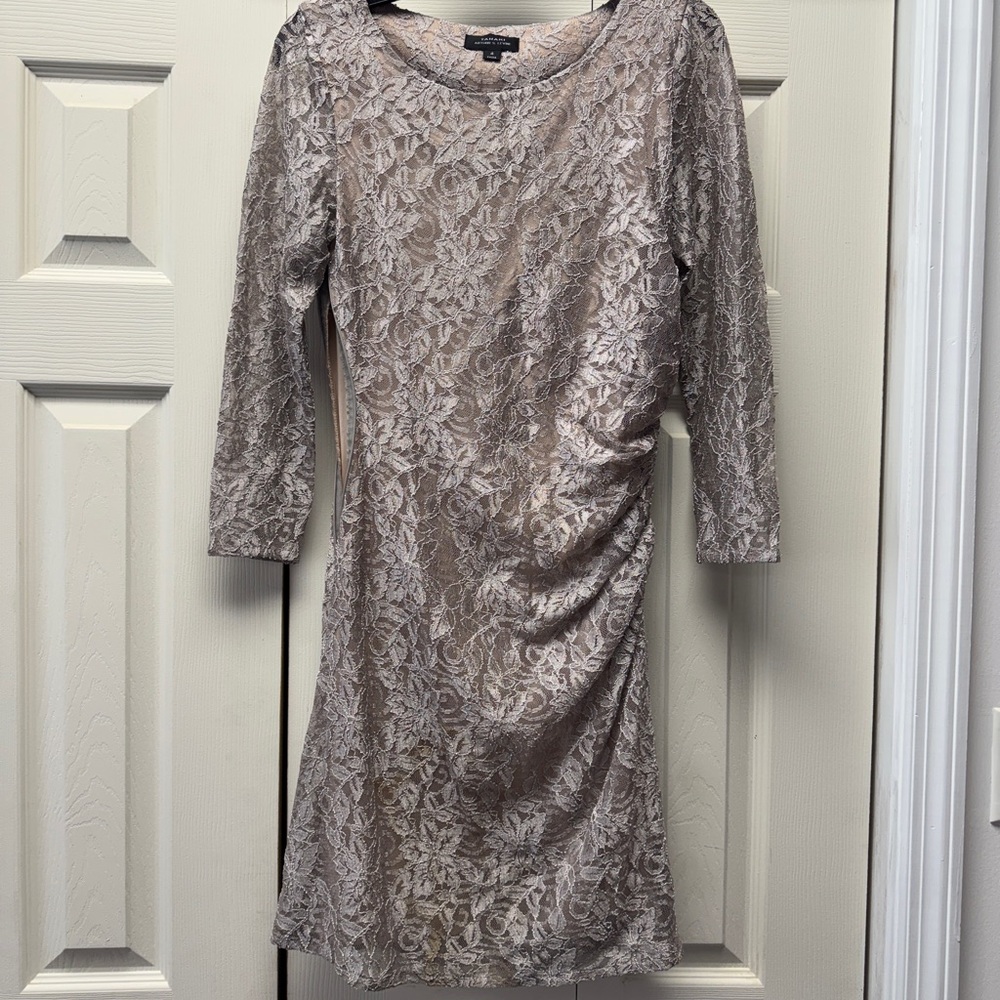 Elegant Lace Dress in Cream